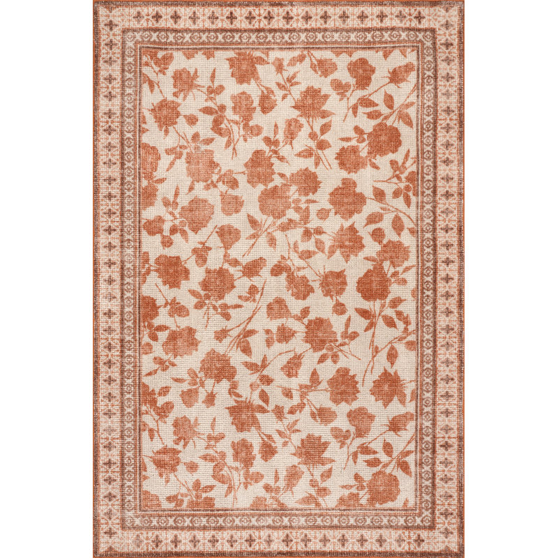 Botanica Hand-Tufted Botanical Wool-Blend Rug, Rectangle 4' x 6'