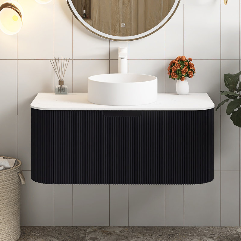 Meuble-lavabo flottant mural 36 po avec lavabo 36 po