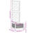 Ebern Designs Garden Planter With Trellis 15.7"X15.7"X47.8" PP-1573070594