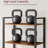 5 Tier Bookshelf in Industrial Style with Sturdy Steel Frame, Fit for Diverse Spaces-545652580