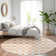 Premium Machine Washable Prisco Peach Rug