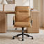 Fauteuil de conférence pivotant en similicuir moderne avec mécanisme d'inclinaison-1049890601