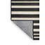 Tapis gris à rayures horizontales lavable à la machine-1927132920