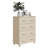 Ebern Designs Solid Pine Wood Sideboard-1122058049