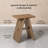 Lohan Solid Wood Rectangle Top End Table