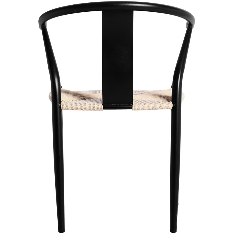 Chaise de salle à manger Beck, Noir