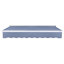 Store banne rétractable manuel Awntech Destin, 3 m x 2,4 m, rayures marron/beige-121458908-10768217-10696353