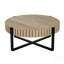 Table basse ronde, table basse cylindrique Handcraft