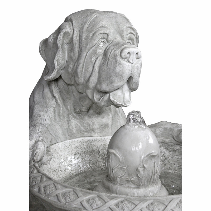 Handcrafted Outdoor Weather Resistant Sculptural Fountain