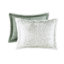 Ensemble d'édredon 3 pièces en fausse fourrure à poils longs pour lit double / grand / blanc, envers doux, - approuvé, lavable à la machine séparément et blanc-120252323-120252324