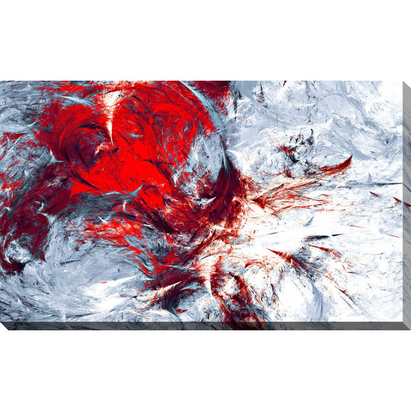 « burst of light », reproduction d’impression sur toile tendue, H 36 po x l 60 po x P 1,5 po