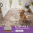 Pavelina Abstract Machine Washable Non-Slip Brown / Beige Performance Indoor Area Rug-812259828-829705490