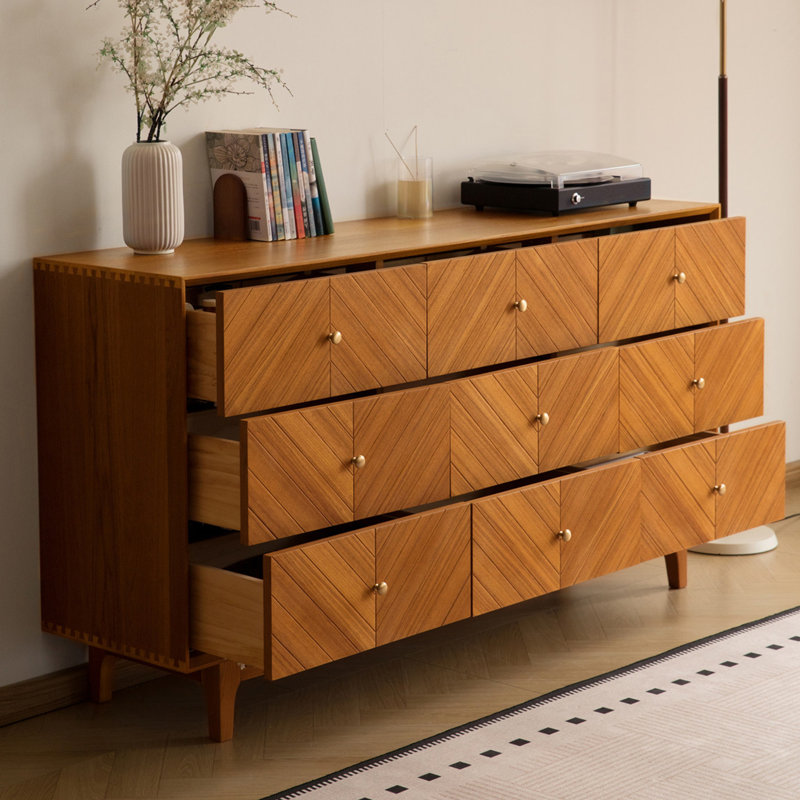 Chinese-style retro light luxury sideboard