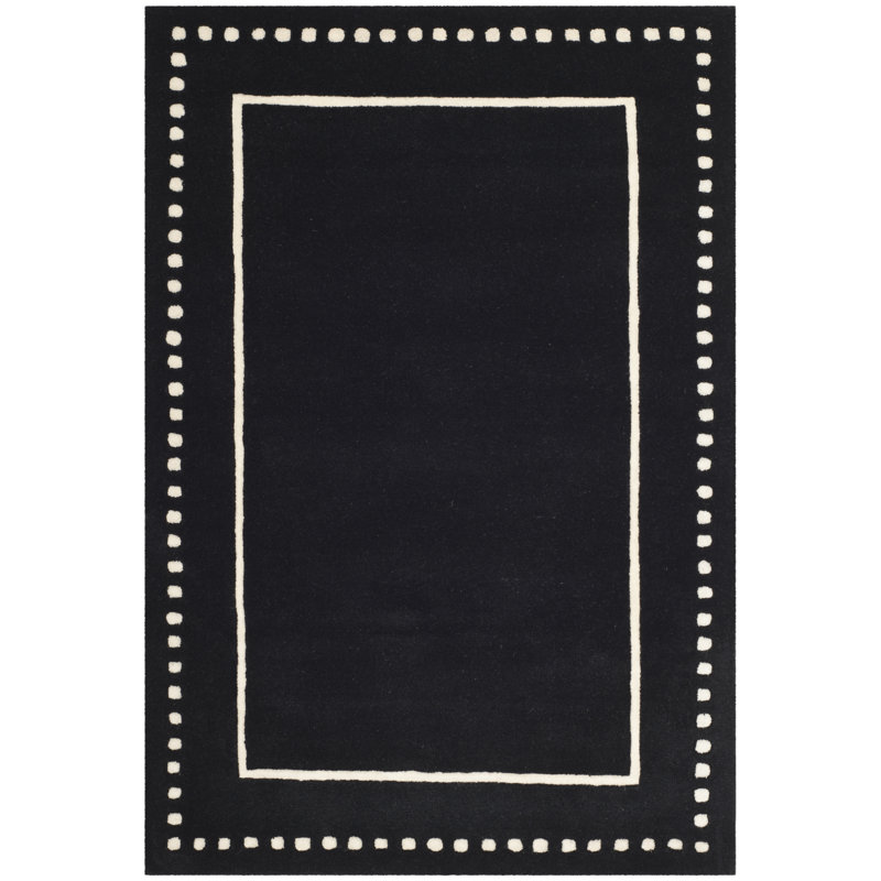 Wool Hand Tufted Area Rug, Rectangle 61 x 91 cm
