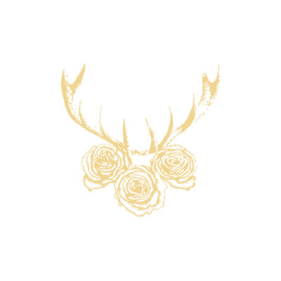 Décalcomanie murale cerf antler