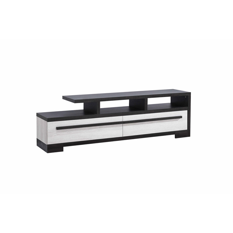 Meuble télé 1 pièce, Beige, ébène