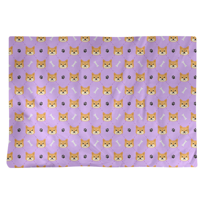 Napperon en coton 18 po Shiki Inu, Lavande