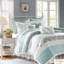 Ensemble de housse de couette 9 pièces en coton avec bride décorative