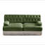 Canapé de style Chesterfield en velours doux, conception capitonnée à boutons, jupe de frange à franges sur le plancher, facile à assembler, combinaison libre, pour les salons-889721984