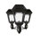 Lampadaire solaire commercial triple Imperial III avec double température de couleur et raccord 3 po