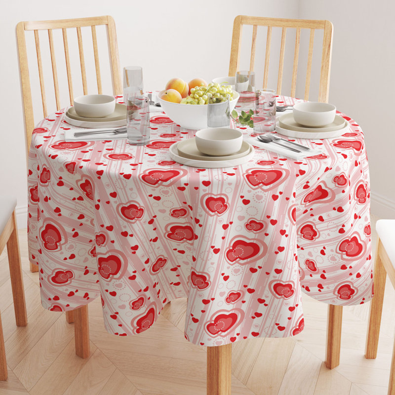 Felipes Stripes Round Tablecloth, 90" x 90"