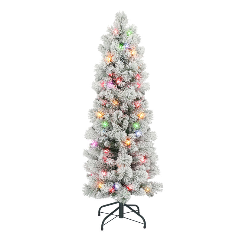 206.12cm H Lighted Artificial Christmas Tree
