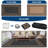 Large Waterproof Outdoor Rug Reversible Polypropylene Patio Carpet, Easy Clean, All-Weather, UV Protected, Non-Slip, Modern Boho Mat-142009349-142009348