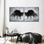 «Black Fallen Angel Wings», reproduction sur toile-315325402