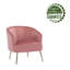 Fauteuil en velours large 31,5 po Liparit-536553813