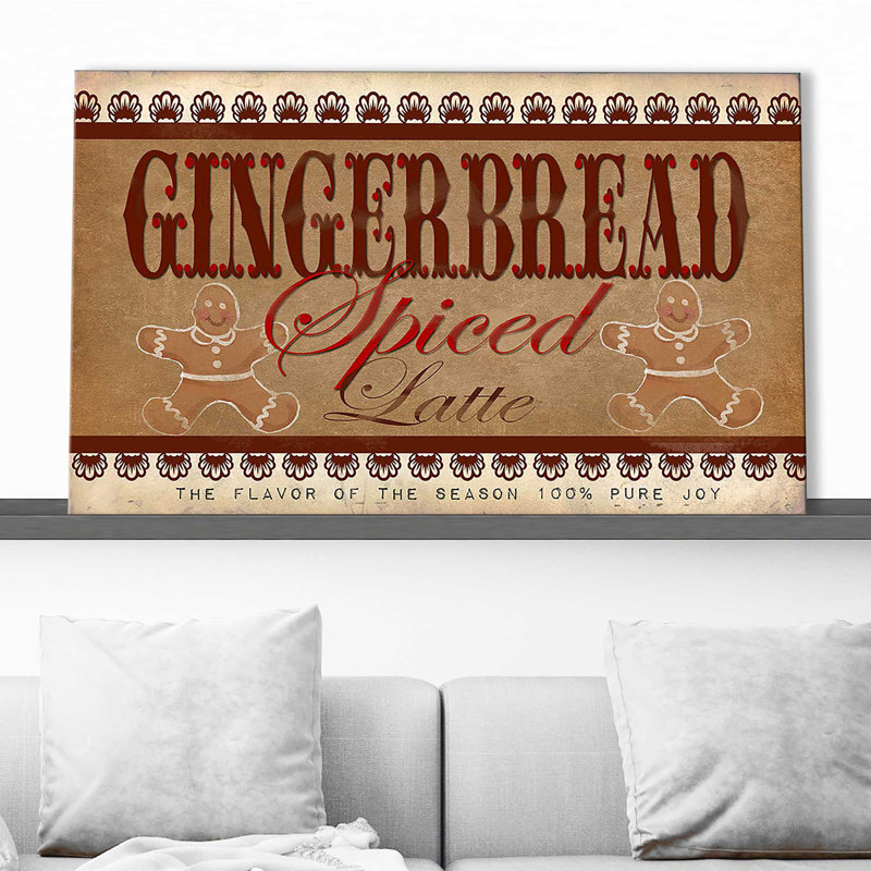 «Gingerbread Latte (Horizontal)» par Jodi - impression, Toile tendue, H 24 po x l 40 po x P 1,5 po