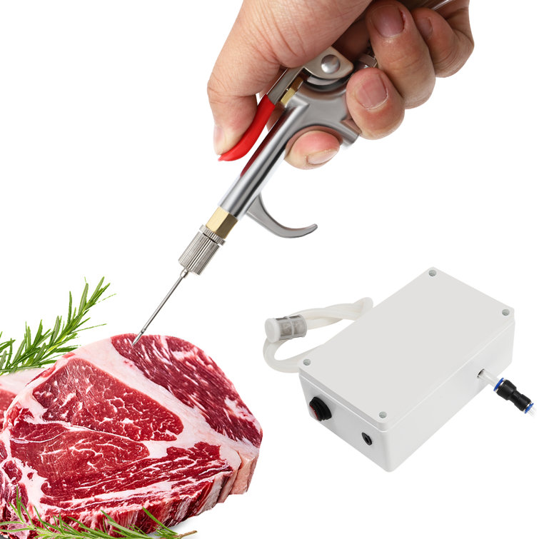 GWHOLE Meat Injector Stainless Steel Flavour Injector for Beef