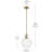 1 Light Pendant with Clear Glass-111187490-111187492-111187496