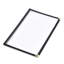 Paquet de 60 couvertures de menu de restaurant WeChef 8,5 po x 14 po style livre 2 pages 4 vues