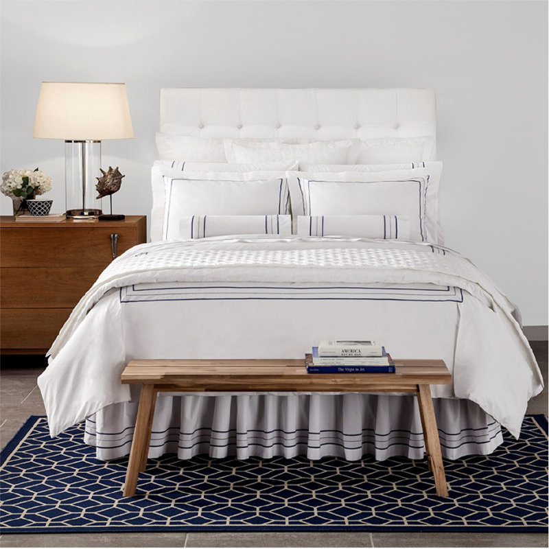 Triad Percale Flat Sheet, King, Ivory/Candlelight