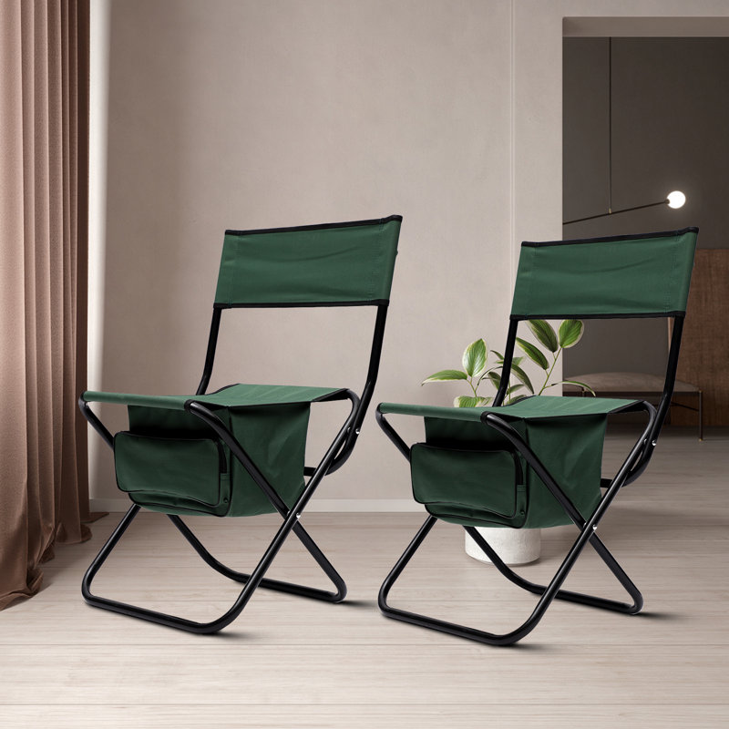 Chaise de camping pliante Nall, Vert