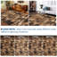 Tapis géométrique moderne lavable à la machine avec envers antidérapant et non délestant-284786889