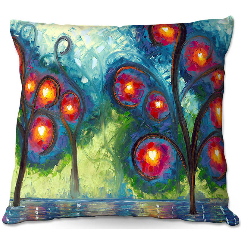 Coussin afire canapé hearts, 16 po x 1 po