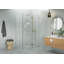 Halo 46 in. x 39 in. x 78 in. 90-degree Fully Frameless Glass Hinged Shower Enclosure-2017159355