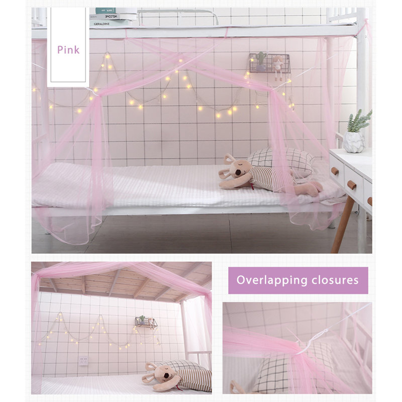 Grand filet à moustiquaire pour lit, H 66,92 po x l 59,05 po x P 74,80 po