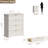 Modern 36.61" H 4 Drawers Dresser with Metal Handle