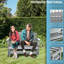Chaise berçante d'extérieur avec cadre pour chaise de jardin