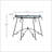 Tempered Glass Surface Console Table Coffee Table