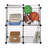 14.5" W Black Metal Storage Cube