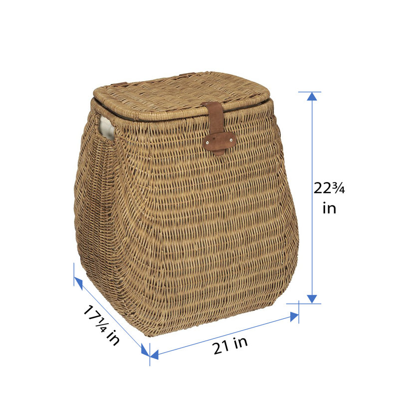 Wicker Laundry Hamper with Handles