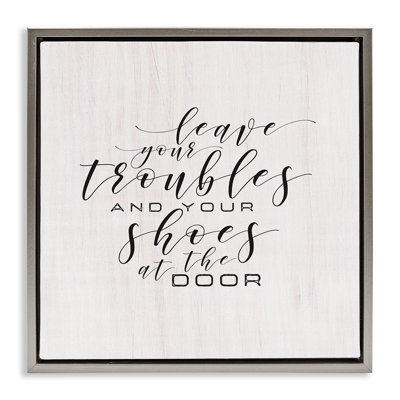 Troubles & Shoes at Door
