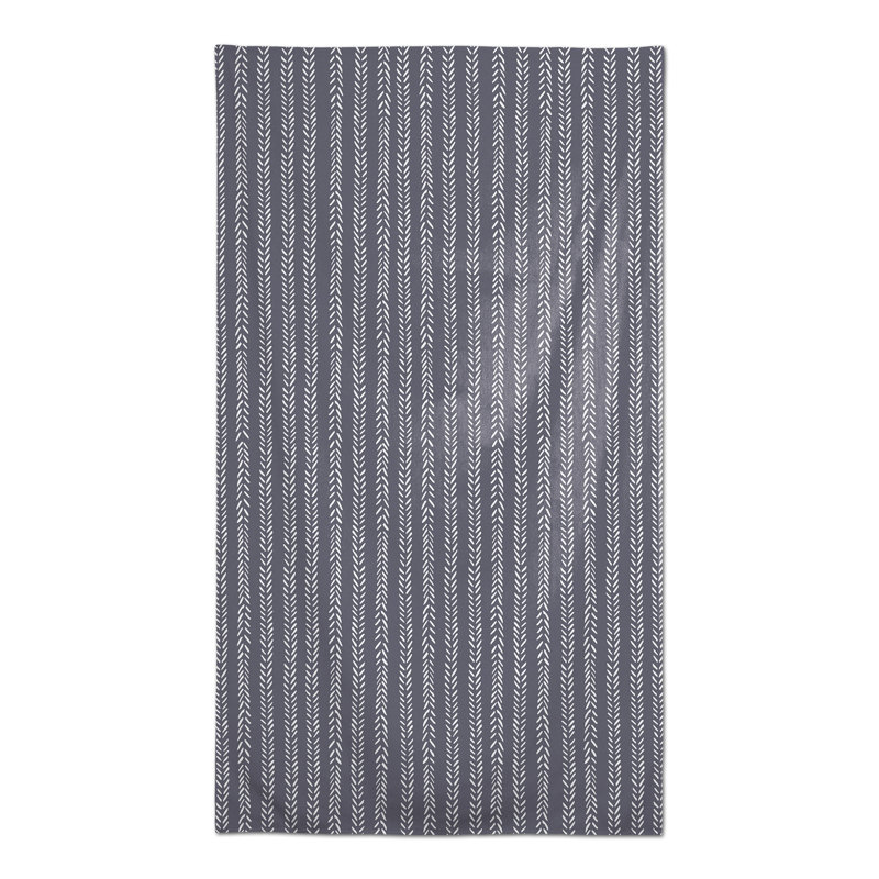 Harika Abstract Tablecloth, Dark Gray