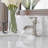 Brushed Nickel Waterfall Bathroom Basin Faucet Sink Vanity Mixer with Drain