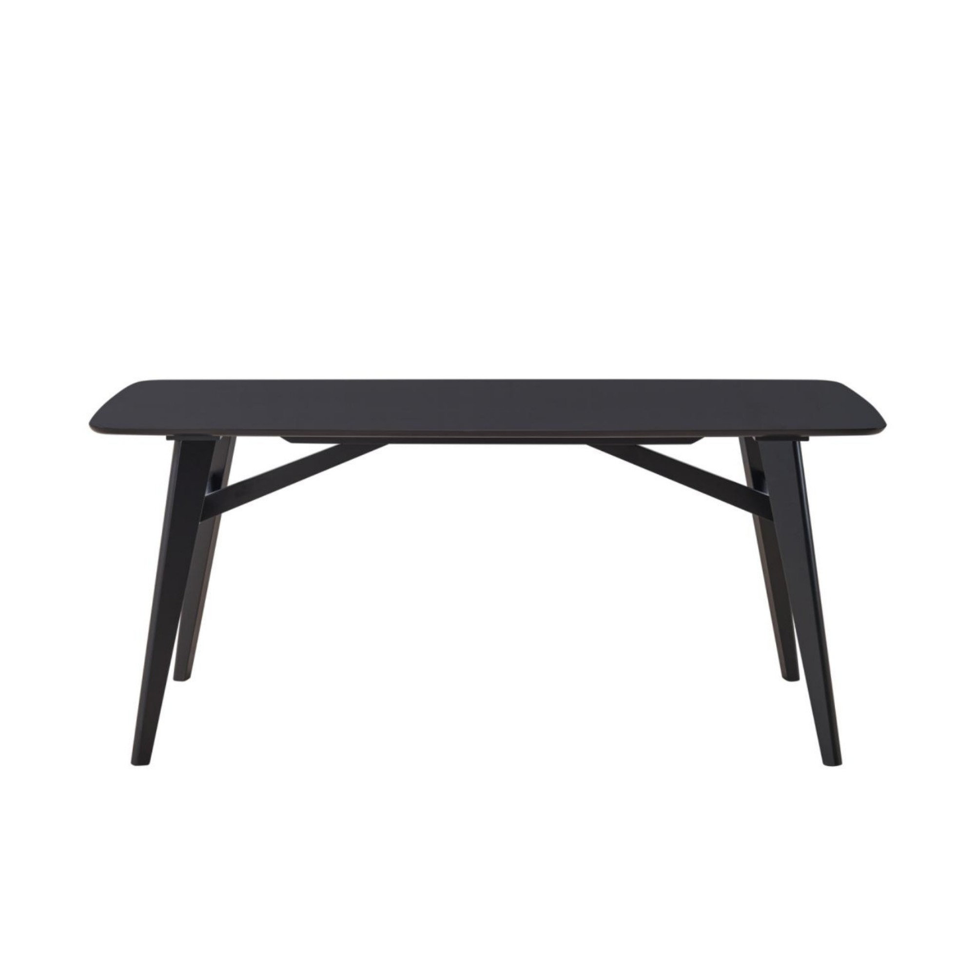George Oliver Eliora Rectangular Dining Table in Black - Wayfair Canada