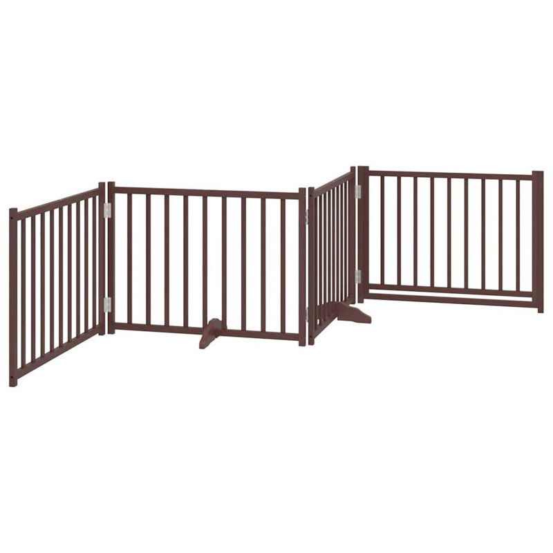 Talala Solid Wood Dog House Door, Brown, 60cm H x 320cm W x 2cm D