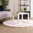 Diller Soft Pink Faux Sheepskin Fur Machine Washable Shag Fluffy Area Rug-679421118